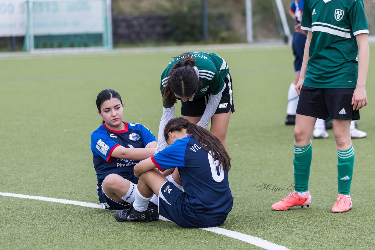 Bild 409 - wU19 Rissener SV - VfL Pinneberg : Ergebnis: 9:1